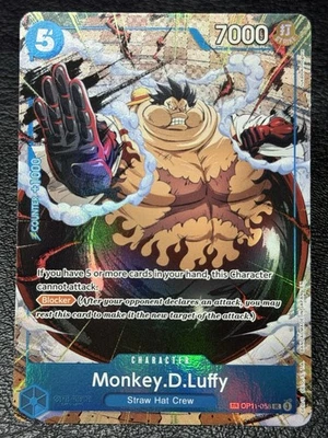 Monkey.D.Luffy - OP11-058 Treasure Rare - OP13 Carrying On His Will - NM Foil - Image 1 of 4
