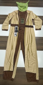 Costume pagliaccetto uomo Star Wars taglia XL Yoda pezzo unico pile comodo zip marmellate - Foto 1 di 14