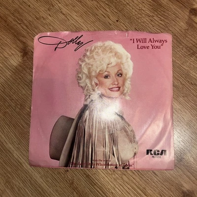 Dolly Parton 1982 version I Will Always Love You 45 RCA 13260 picture sleeve - Image 1 of 4