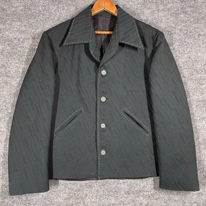Giacca tempo libero uomo vintage anni 60 70 taglia 42 western rockabilly tuta poliestere - Foto 1 di 21