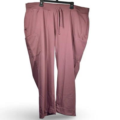 Mandala 磨砂高腰工装裤尺寸 3XL x 28.5 英寸内缝医疗牙科 — 第 1/4 张图片