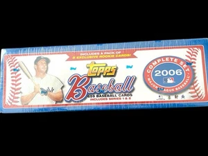 NEW SEALED 2006 Topps Baseball Complete Set MICKEY MANTLE RELIC Series 1 & 2 - Picture 1 of 5