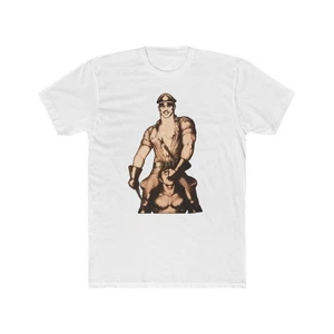 Leather Dom and Sub Men's Cotton Crew Tee Gay Finland - Picture 1 of 6