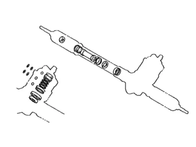 TOYOTA Supra JZA80 Power Steering Gear Gasket Rack & Pinion KIT 04445-14040 OEM - Изображение 1 из 4