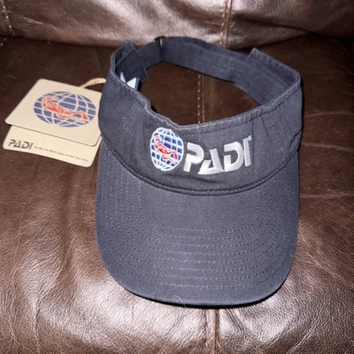 Nuevo PADI Logo Parasol Unisex, Para Hombre, Para Mujer Visera Gorra Buceo Talla Única Foto 1 de 2