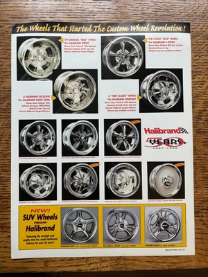 Vintage Halibrand Wheel Brochure with Bankruptcy Reorganization Letter Copy - Image 1 of 4