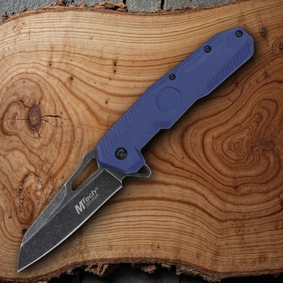 Cuchillo Plegable MTech Asistido Linerlock 3.25" 3Cr13MoV Hoja de Acero Mango de Nylon Foto 1 de 4