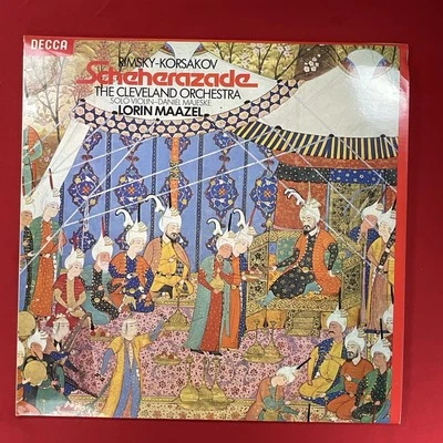 Rimsky-Korsakov Scheherazade Cleveland Orchestra Lorin Maazel pink factory label - Image 1 of 4