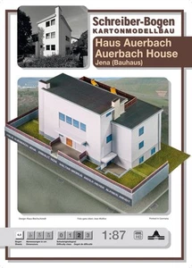 Kartonmodell Haus Auerbach in Jena 1:87 Schreiber Bogen - Picture 1 of 2