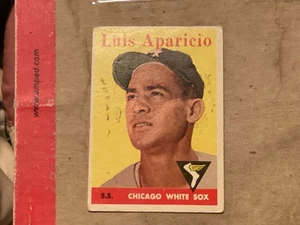 Tarjeta de béisbol 1958 Topps #85 Luis Aparicio - muy buena - desgaste ligero en las esquinas - Imagen 1 de 2