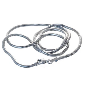 925 Sterling Silber rhodiniert Schlangenkette 1,9 mm Stärke 45 - 80 cm  - Bild 1 von 2