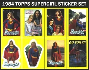 Topps Supergirl 1984 - Juego completo de 44 pegatinas casi como nuevas - como nuevas - Imagen 1 de 1