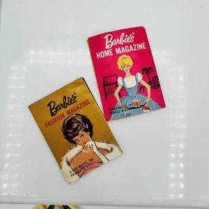 Vintage 1960's Barbie Go Together Furniture Home & Fashion Magazines - Picture 1 of 2