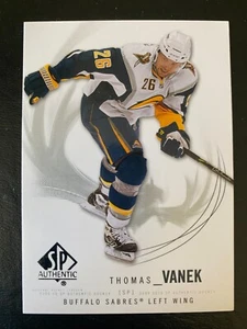 Thomas Vanek 2009-10 SP Authentic Hockey #76 Buffalo Sabres - Picture 1 of 2