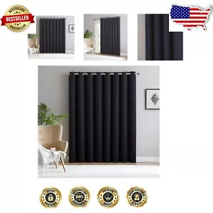 Elegant Blackout Curtains 102"W x 96"L for Sliding Glass Doors - Grommet Style - Picture 1 of 9