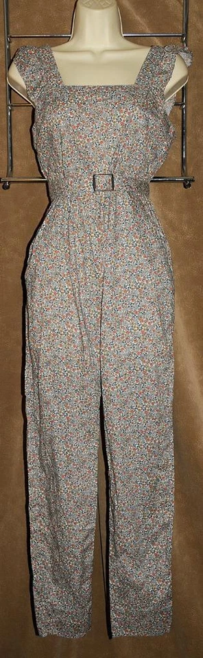 A.P.C. - Colorido Estampado Floral - Algodón - Una Pieza - MONO VERANIEGO talla XS Foto 1 de 1