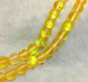 Hot 6/8/10/12mm Multicolor Gleamy Rainbow Moonstone Round Gems Loose Beads 15'' - Picture 1 of 19