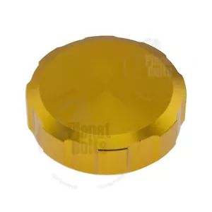 Fluid Brake Clutch Gold For Kawasaki Ninja ZX 6R 10R 52mm CNC Reservoir Cap Seal - Picture 1 of 4