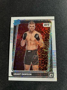 2022 UFC Donruss Optic Grant Dawson #101 Rated Rookie White Sparkle - Bild 1 von 2