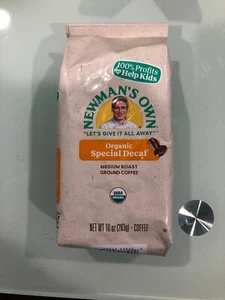 NEWMAN'S OWN ORGANIC SPECIAL ENTKOFFEINIERTER GEMAHLENER KAFFEE 10OZ - Bild 1 von 2