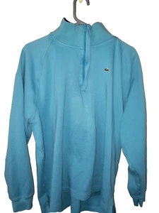 Polo deportivo Lacoste para hombre 2XL 9 verde azulado manga larga 1/3 cremallera - Imagen 1 de 4