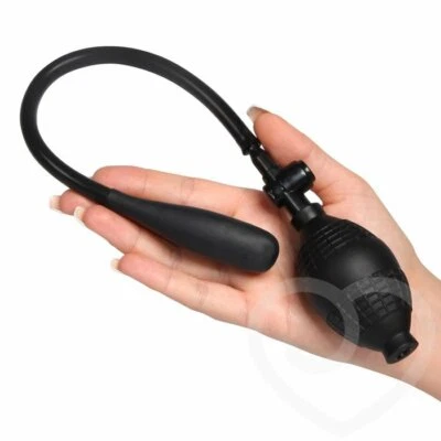 Consolador inflable expandible con bomba de globo anal Ram sexo anal tapón trasero Foto 1 de 4