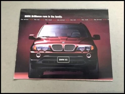 1999 BMW Original Car Sales Brochure Foldout  X5 328i Z3 M3 M5 M 540i 740iL 528i Foto 1 de 4