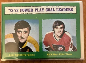 1973-74 O-Pee-Chee #138 Phil Esposito/MacLeish LL aus Vending - scharf! LESEN - Bild 1 von 2