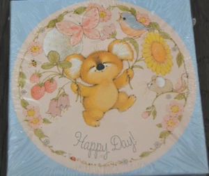Vintage Hallmark Springbok Mini 7" Jigsaw Puzzle Koala Bear HAPPY DAY! USA NOS - Picture 1 of 5