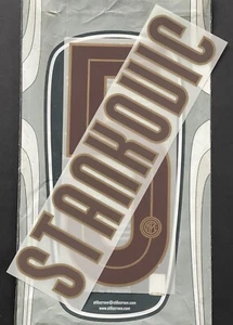 STANKOVIC INTER NOME+NUMERO TRASFERTA UFFICIALE 2008-2009 OFFICIAL Stilscreen - Foto 1 di 1
