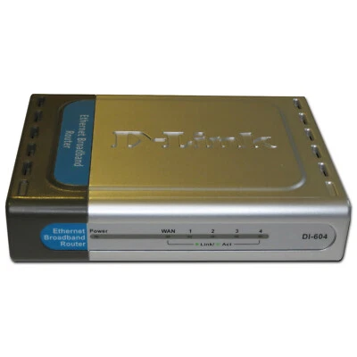 D-Link DI-604 4-Port 10/100 Ethernet Broadband Router  - Image 1 of 3