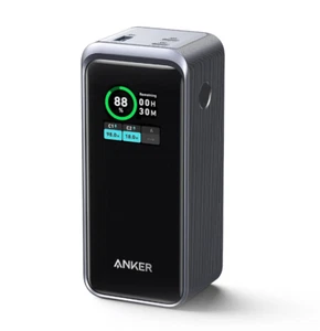 Banco de alimentación Anker Prime 200W 20.000 mAh cargador portátil negro, 2 USB-C, 1 USB-A - Imagen 1 de 3