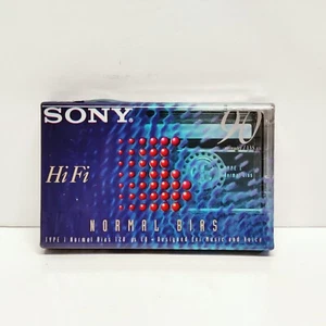 Sony Hi Fi 90 Minute Blank Cassette Tapes Type 1 Normal Bias NEW Sealed - Picture 1 of 2