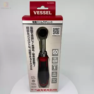 VESSEL 400ER3 Chiave a Cricchetto Elettrica Senza Fili USB Ricaricabile Manuale Giappone - Foto 1 di 17