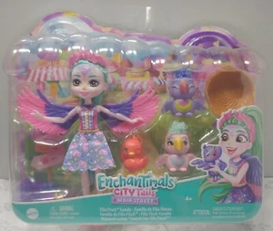 ENCHANTIMALS - City Tails - Filia Fink Familie - NEU in Verpackung SELTEN & HTF - Bild 1 von 6