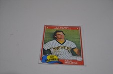 Opc o pee chee baseball card grey back 1981 #300 Paul Molitor Milwaukee brewers