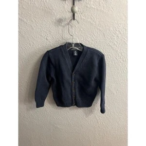 Girls v neck navy blue sweater size small - Picture 1 of 8