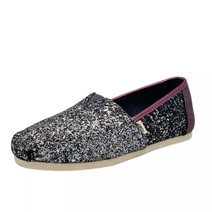 Toms Alpargata Purple Glitter Women's Shoes Size 8.5 - Picture 1 of 12