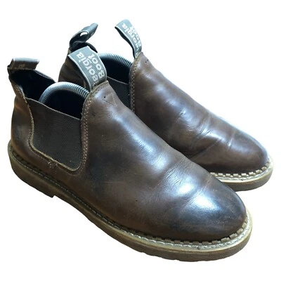 GEORGIA BOOT Revamp Romeo Chelsea Work Boots Brown Leather Womens 10 M - Image 1 of 4