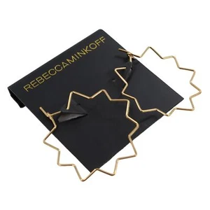 Rebecca Minkoff Gold Starburst Earrings $38 Tags #RM305 - Picture 1 of 3