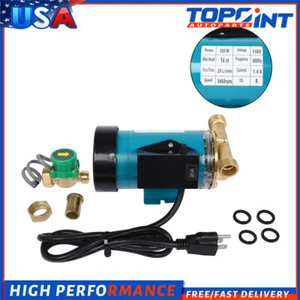 120W 110V Home Water Pressure Booster Pump W/Flow Switch Automatic Booster Pump - Picture 1 of 15