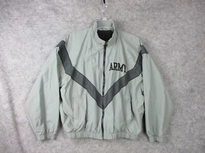 Куртка мужская армия США IPFU средний размер серая с подкладкой форма для физической подготовки ветровка - Изображение 1 из 4