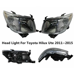 AU Pair LH+RH Left+Right Head Light Lamp For Toyota Hilux Ute 2011~2015 2WD 4WD - Picture 1 of 6