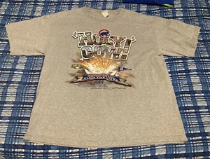 Vintage Lee Sports Chicago Cubs Holy Cow Shirt Grey Size XL - Bild 1 von 5