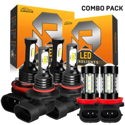 Combo faros LED haz alto bajo + bombillas antiniebla para Mercury Sable 2008-2009 Foto 1 de 4