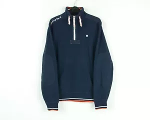 GAASTRA Mens S Sailing Fleece Pullover Quarter Zip Sweatshirt Jumper Jacket Top - Picture 1 of 10