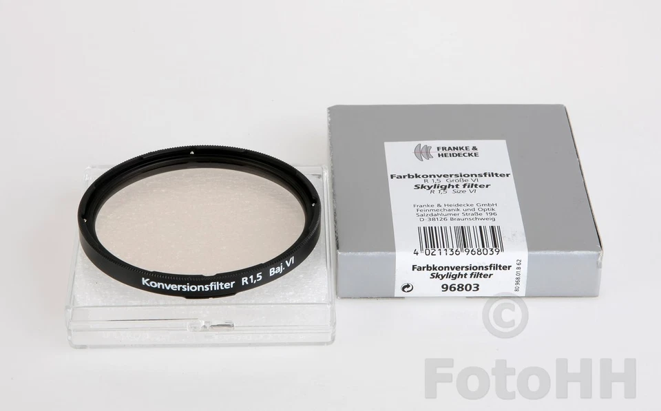 ROLLEI SKYLIGHT FILTER R1,5 SIZE VI (ROLLEI NUMBER : 96803 ) // BRAND NEW IN BOX - Image 1 of 4