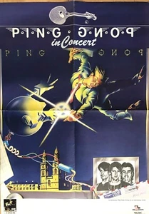 PING PONG  1982 PROMO - orig. Concert Poster - Konzert Plakat  - DIN A2 - F/U - Picture 1 of 1