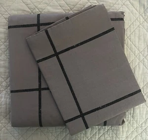 Urban Outfitters DISTRESSED CHECK LATTE/BLACK~ Twin NEW - Picture 1 of 5