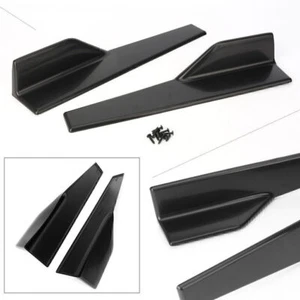 Universal Car Side Skirt Extension Rocker Splitters Winglet Wing Canard Diffuser - Foto 1 di 9